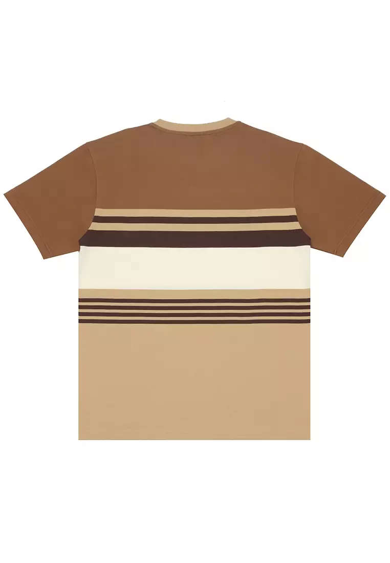 POLICE T-Shirt Salur Bordir Cotton Premium Tebal Pria