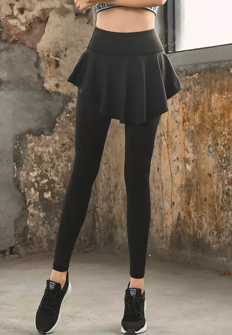 Buy YG Fitness Quick Drying Running Fitness Yoga Two Layers Tights