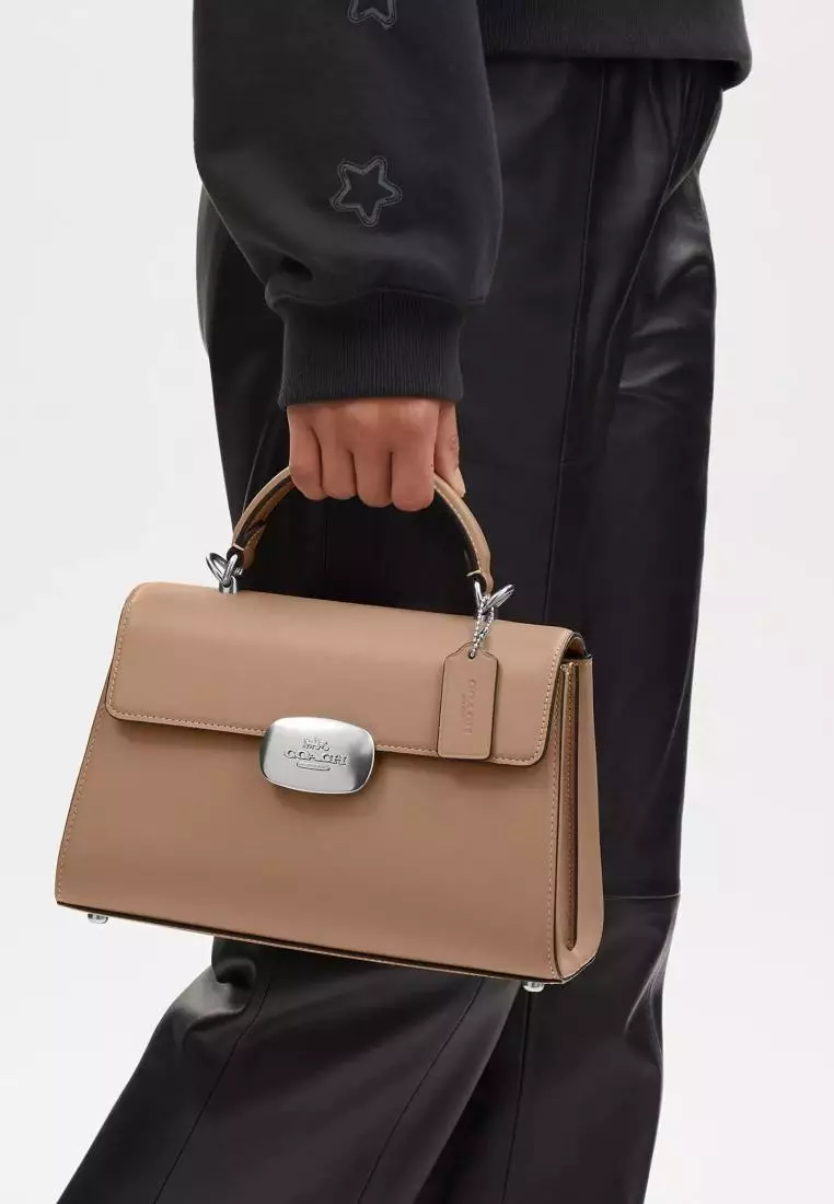 Coach Eliza Top Handle Taupe