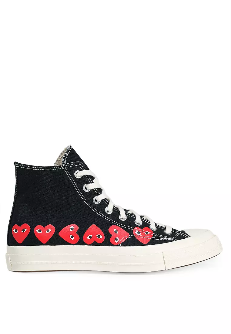 Buy CDG Play Chuck 70 Multi Heart High-Top Sneakers (bl) 2026