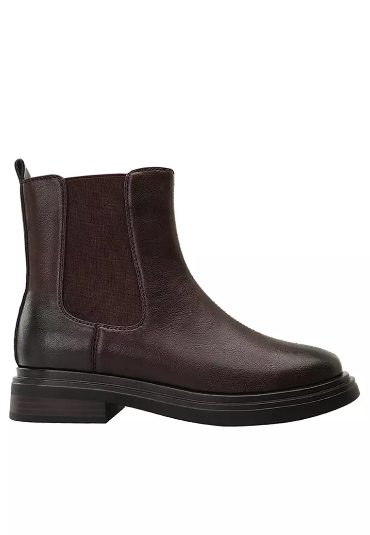 Discount on Twenty Eight Shoes  shoes - SKU: 3.5CM Vintage Microfiber Leather Chelsea Boots TE8173-2