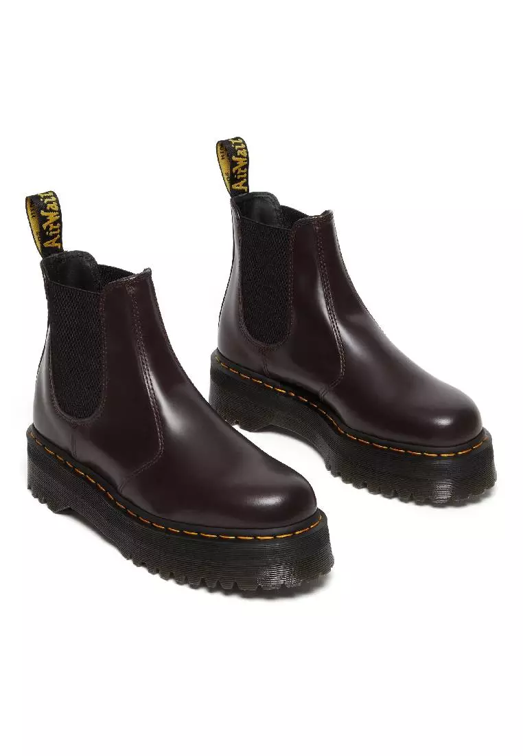 2976 SMOOTH LEATHER PLATFORM CHELSEA BOOTS