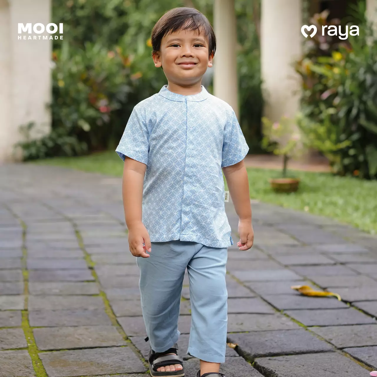 Mooi Zayyan Koko Set Setelan Koko Anak Raya Collection - Khaki