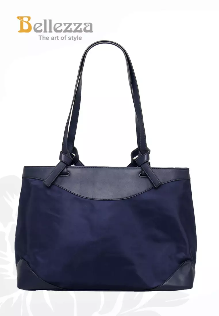 Bellezza Tote Bag BHW324 Blue Comb