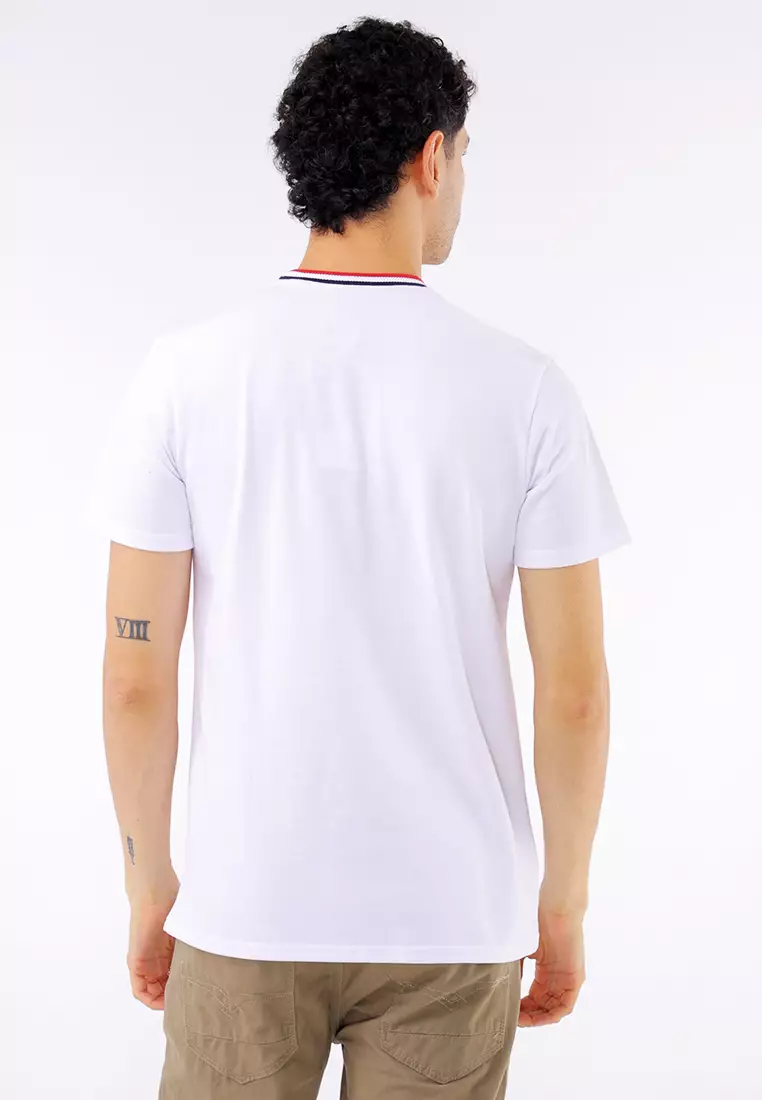 Round Neck Pique Short Sleeve