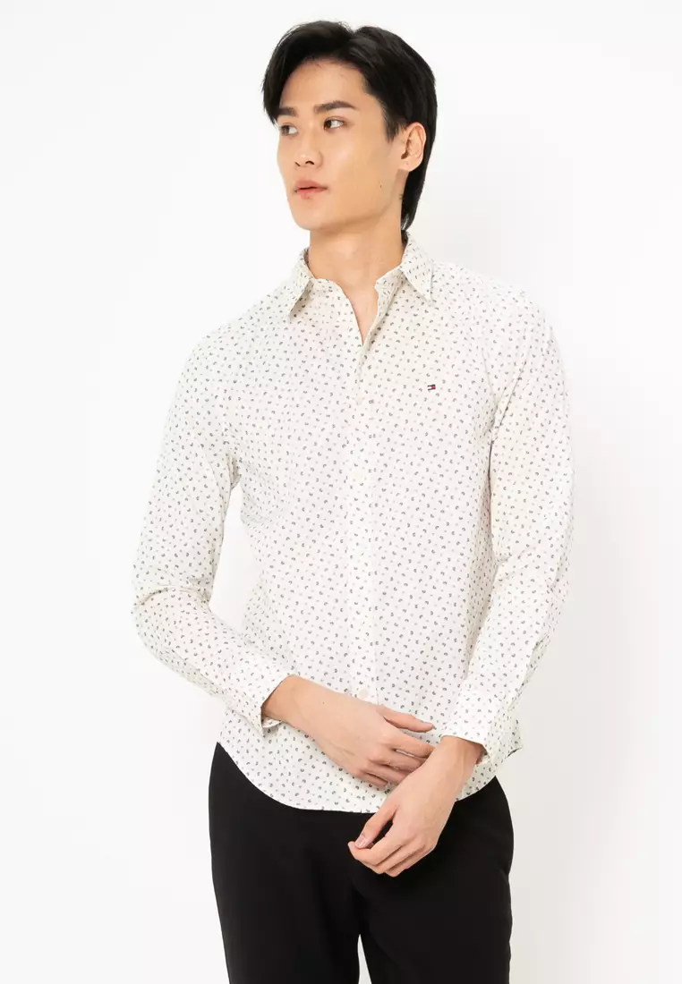 Buy Tommy Hilfiger Flex Poplin Slim Fit Shirt 2026 Online | ZALORA