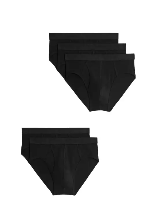 M&S Collection 5pk Cotton Stretch Cool & Fresh™ Briefs