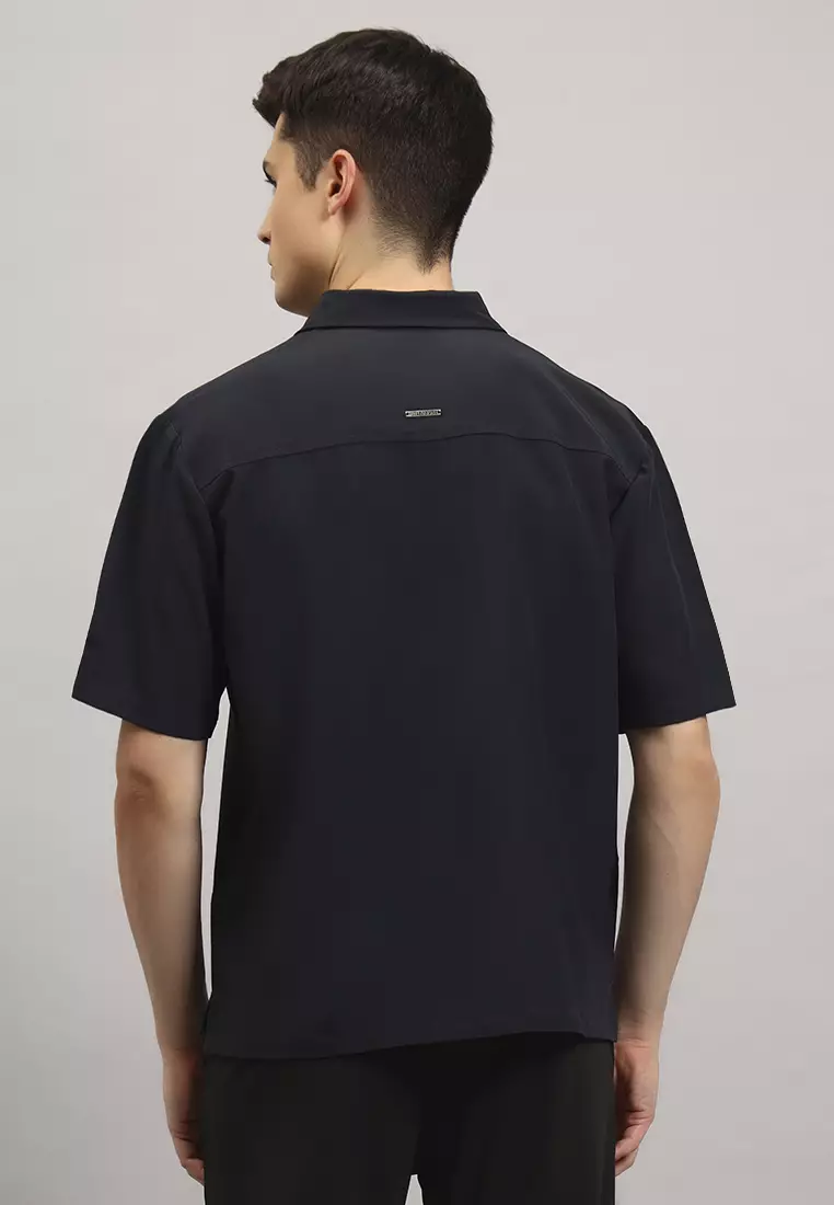 Men's Flex Short Sleeve Workwear Grey Shirt