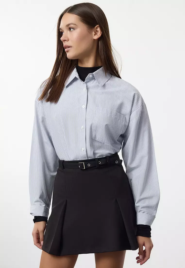 Buy Trendyol Pleated Mini Skirt Online ZALORA Malaysia