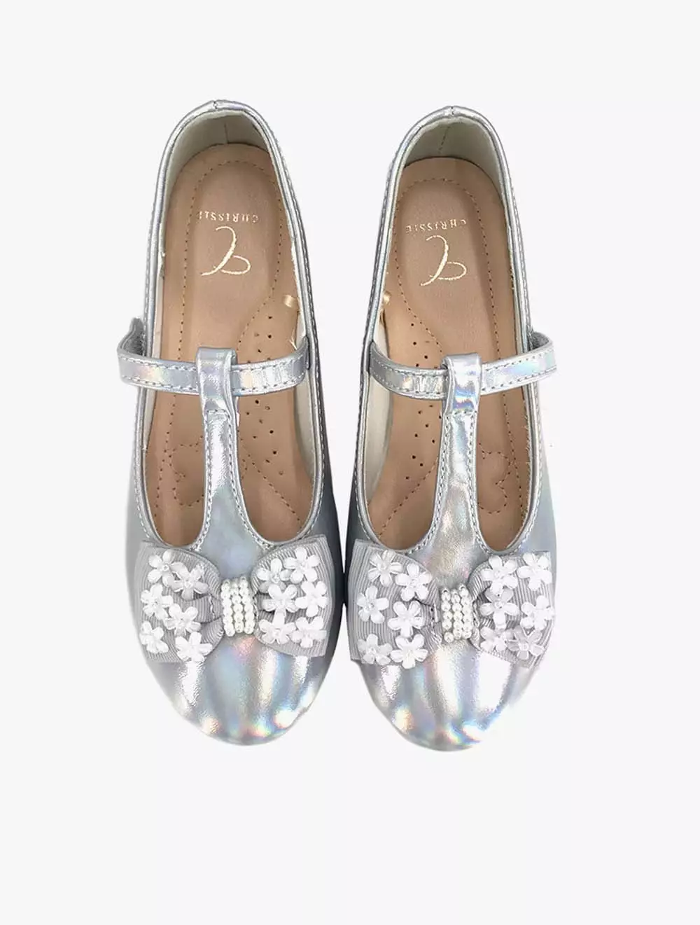 Payless Chrissie Childrens Harper Youth MJ Flats - Iridescent_07