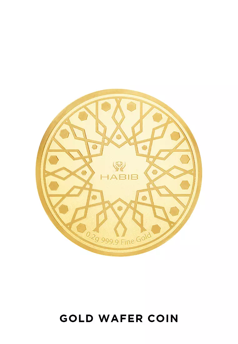 Habib Habib Arabesque Purple Gold Wafer Coin G Buy Habib Online Zalora Hong