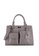 SEMBONIA grey Artisan Classic Medium Leather Satchel Bag 12E76ACC445579GS_1