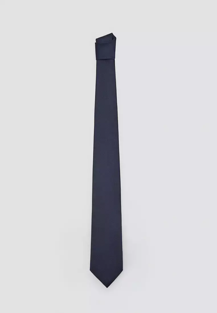 Plain Silk Tie