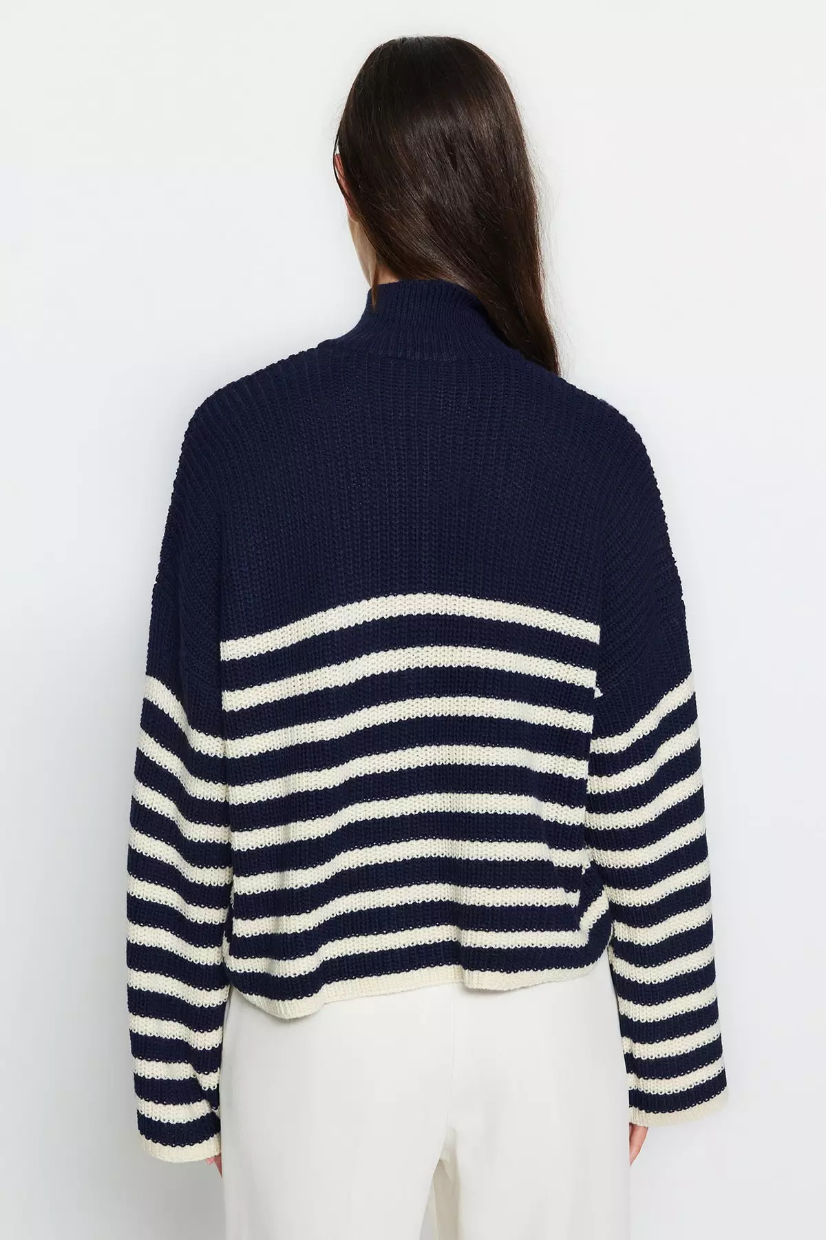 Striped Knit Sweater
