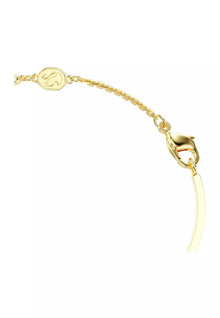 Symbolica bangle, Evil eye, Blue, Gold-tone plated