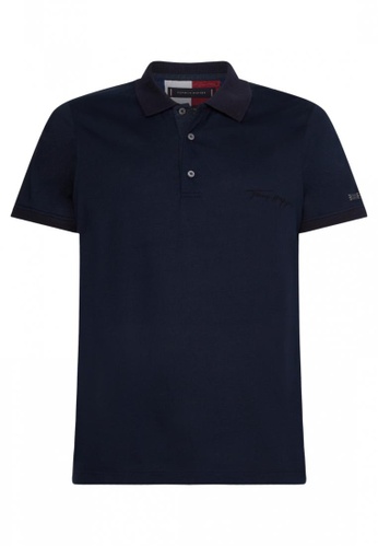 Tommy Hilfiger navy Elevated 1985 Slim Polo 7C919AA68C2936GS_1