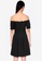 ZALORA BASICS black Off Shoulder Dress With Self Tie 8A352AA0D6B3BBGS_2