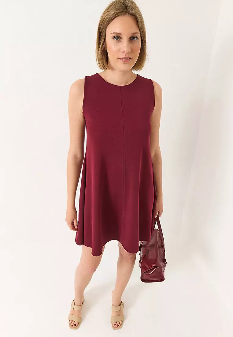 Women's Strappy Hidden Zipper Summer Woven Bell Dress 60283185