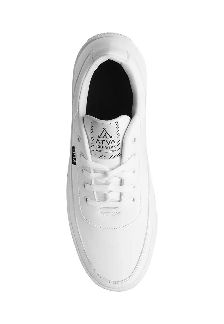 Jual Atva Sepatu Putih White Sneakers Pria Model Casual Shoes Sepatu