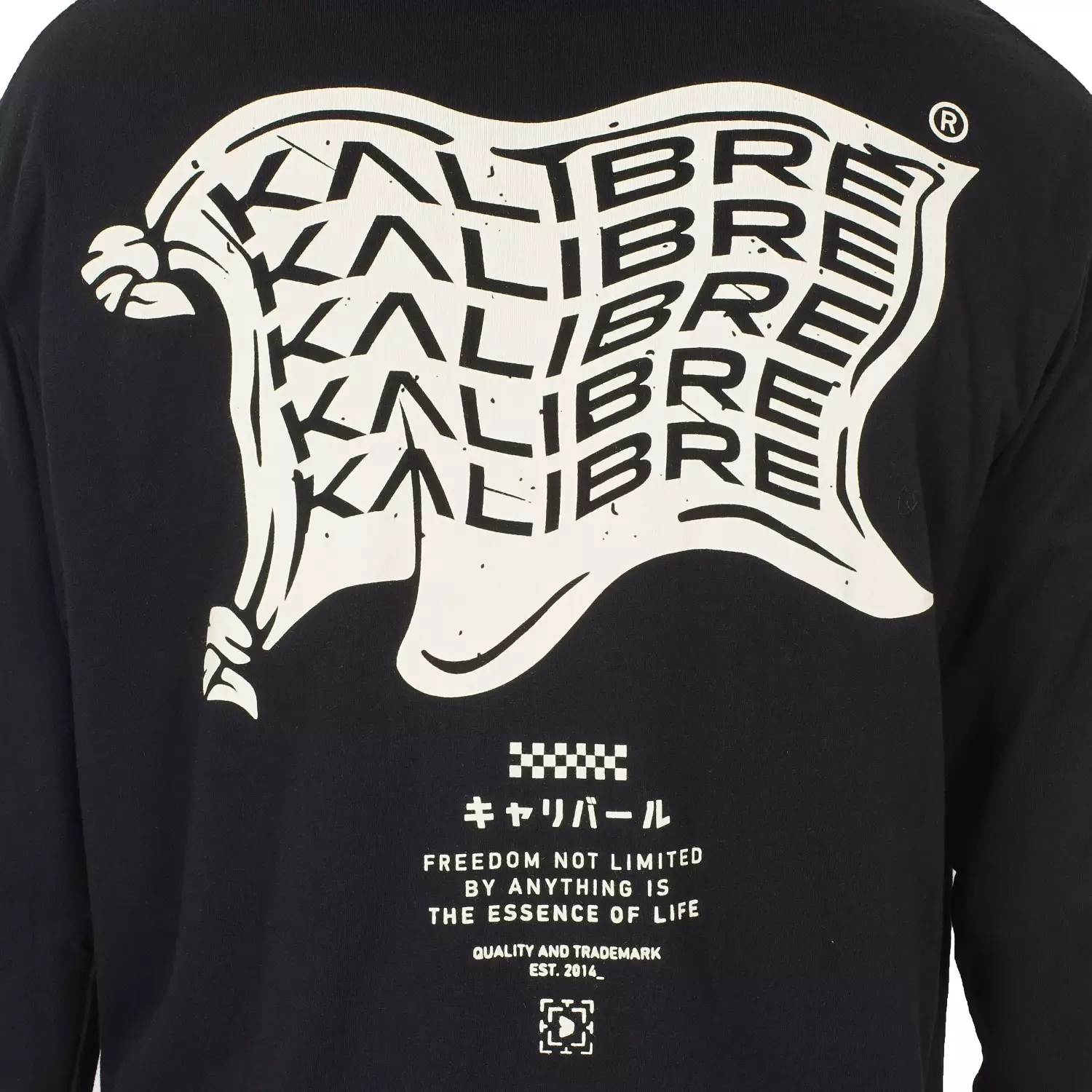 Kalibre T-Shirt Tangan Panjang Black 980819