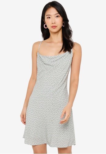 abercrombie cowl neck slip dress