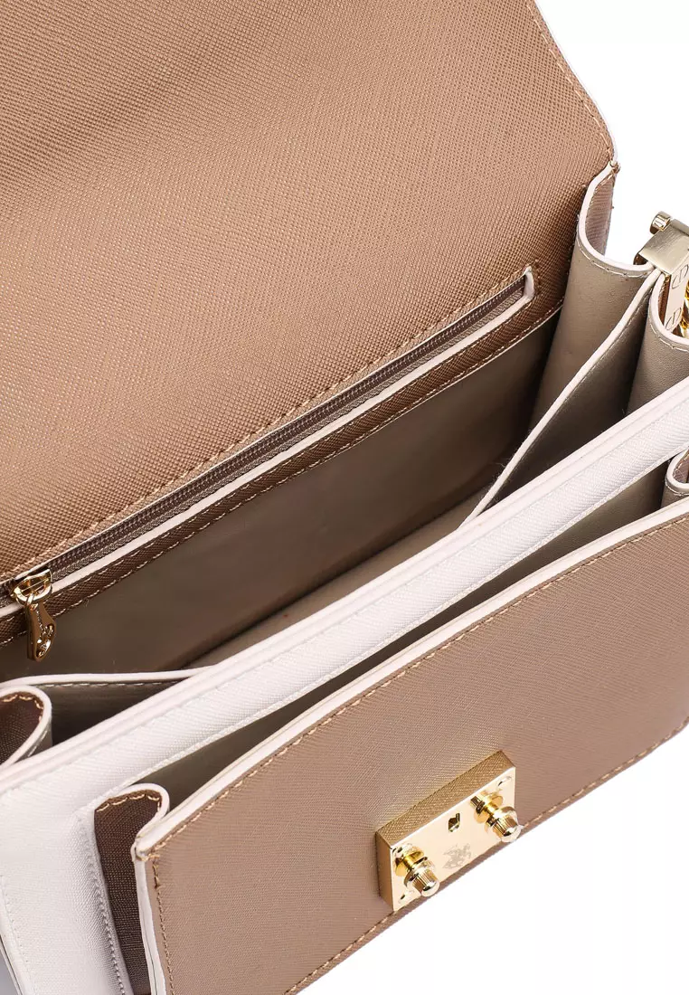 Women's Shoulder Bag / Sling Bag / Crossbody Bag (Tas Bahu / Tas Selempang Wanita) - Putih