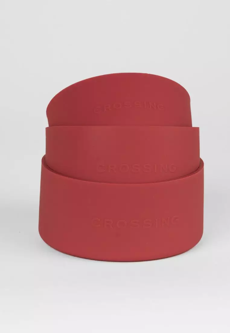 Crossing Silicone Water Bottle Boot - Fits Diameter 7-7.5cm (550ml) Blistered Pack - Red