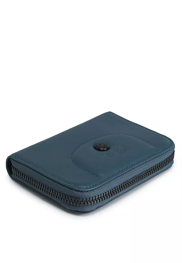 Le Pliage Cuir Zipped Card Holder (tr)