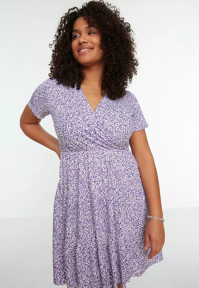 Women's plus size floral dresses deals