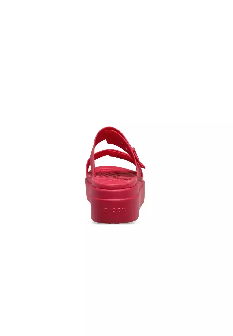 Women's Brooklyn Buckle Low Wedge In Digital Raspberry