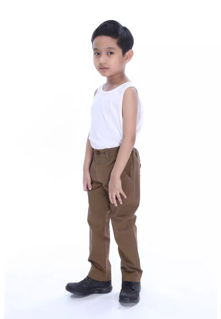 Buy Amar Amran Khaki Long Pants For Kids 2024 Online ZALORA