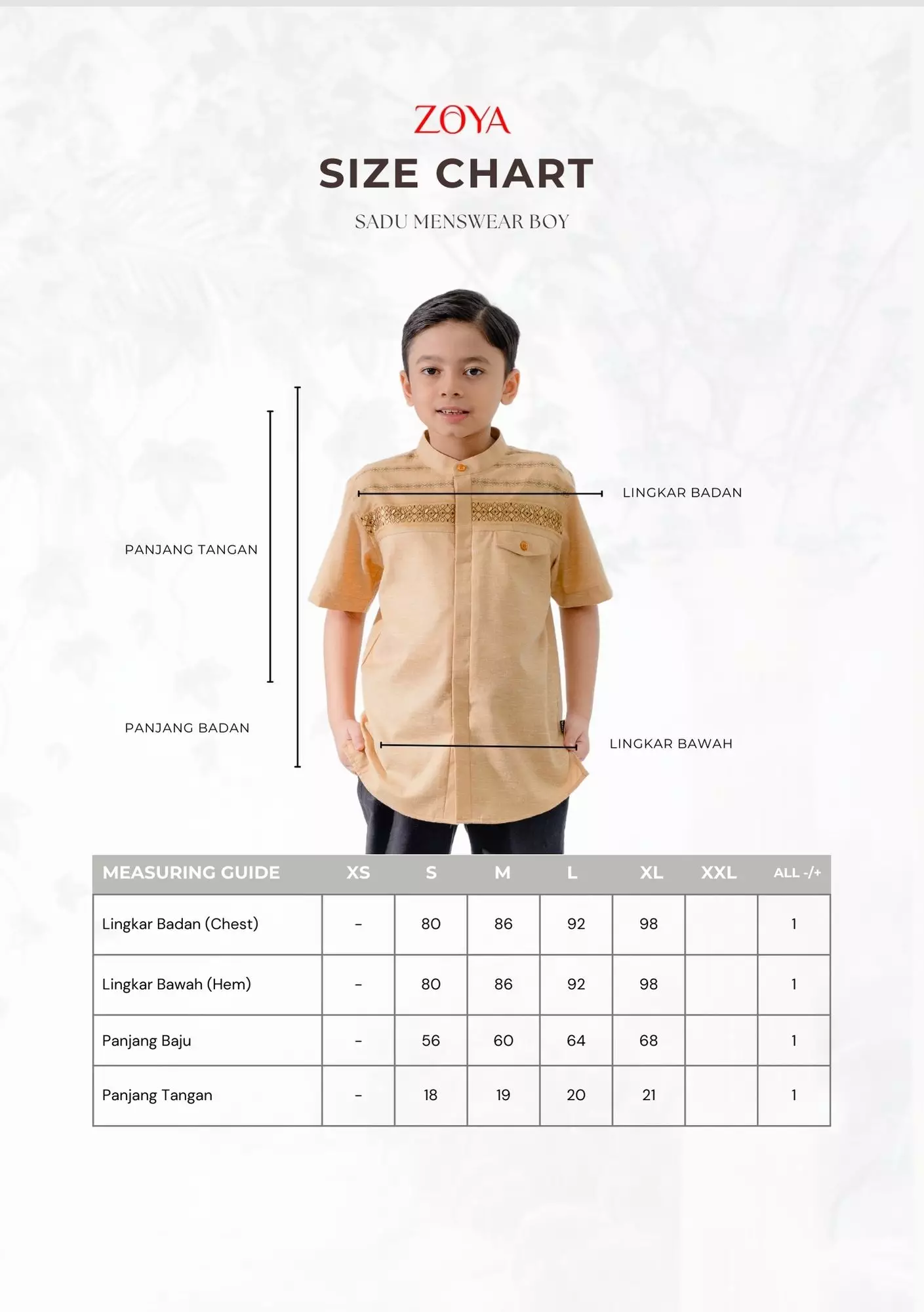 SADU Menswear Boys - Koko Baju Muslim Anak Pria