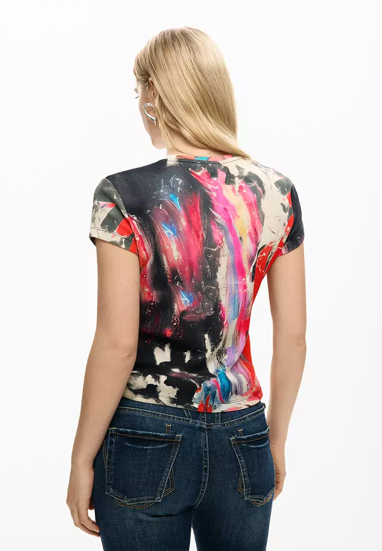 PRINTED CAT T-SHIRT