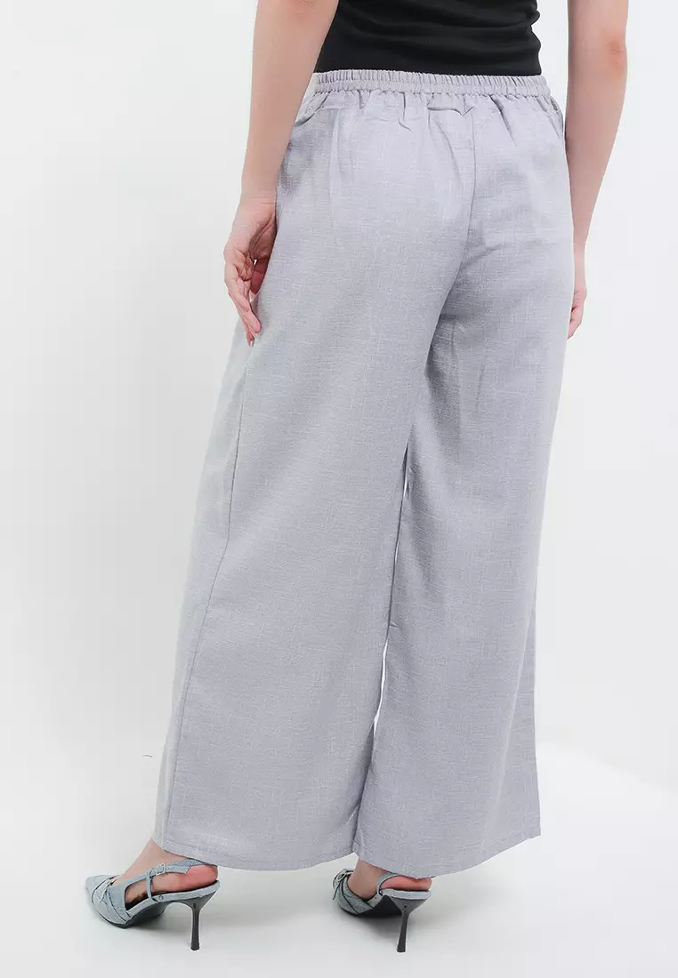 Vera Pants In Light Grey