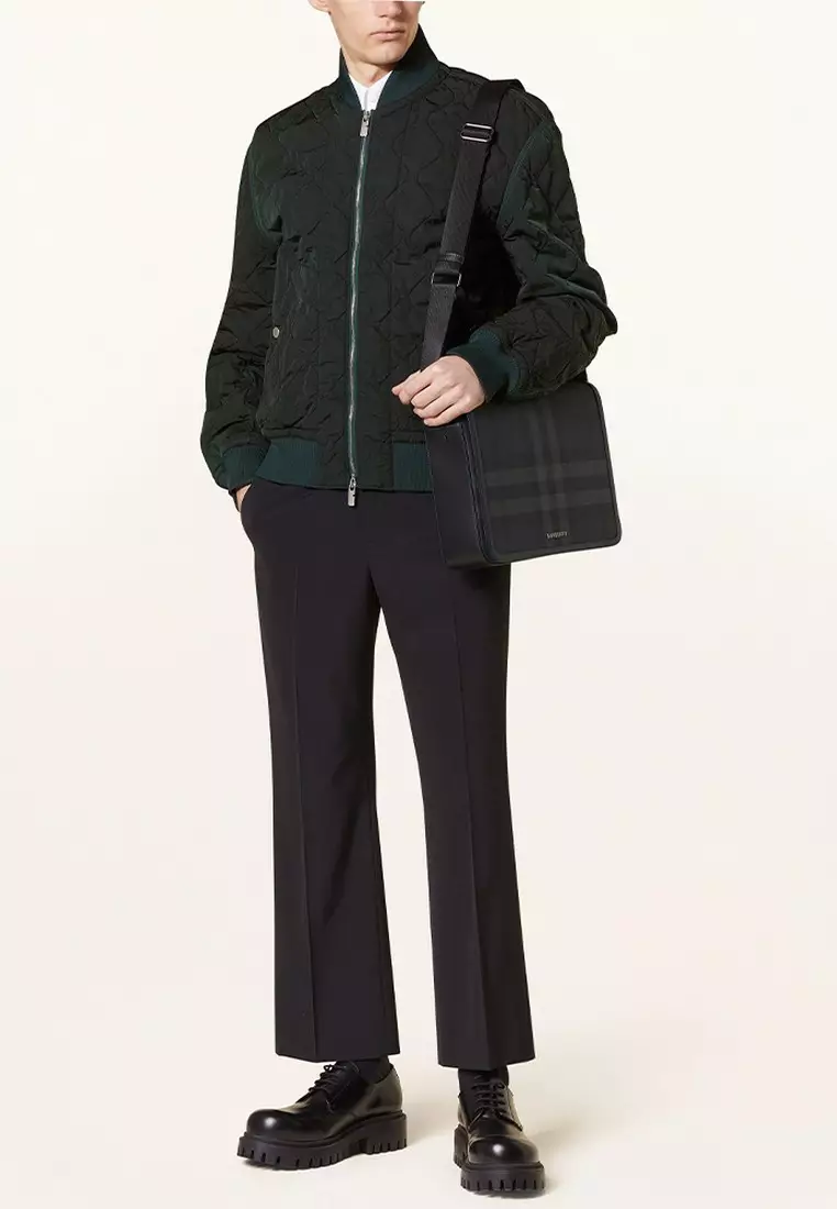 Small Alfred Messenger Bag in Charcoal