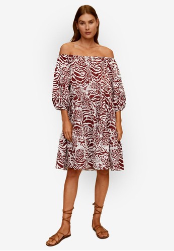 Wallpaper Jual Mango Printed Off Shoulder Dress Original Zalora Indonesia Desktop Wallpaper Free