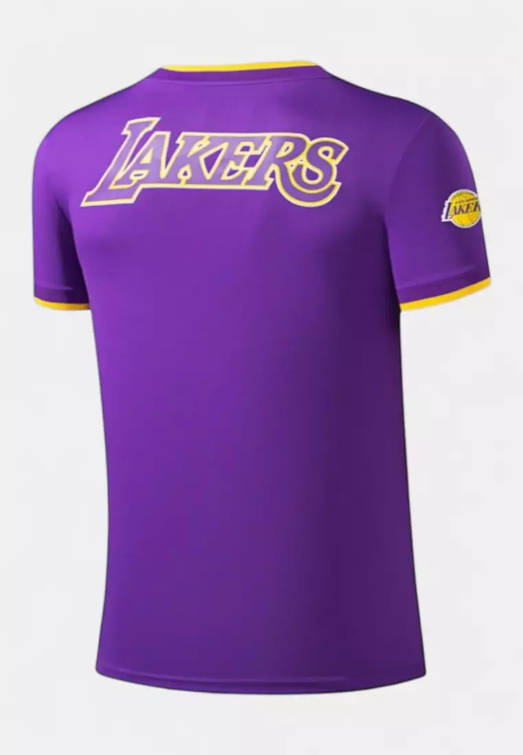 Primary Logo Team Los Angeles Lakers Regular Fit Mesh Mens Jersey