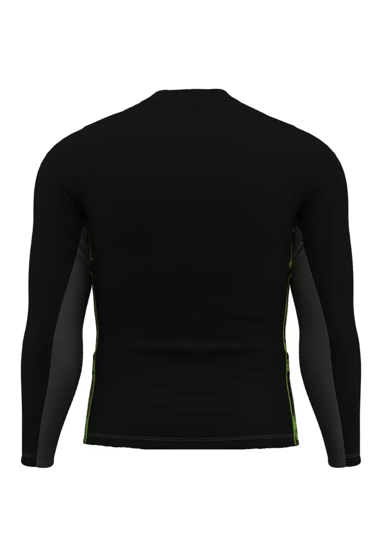 Sunseeker Logo Black Long Sleeves Rash Guard