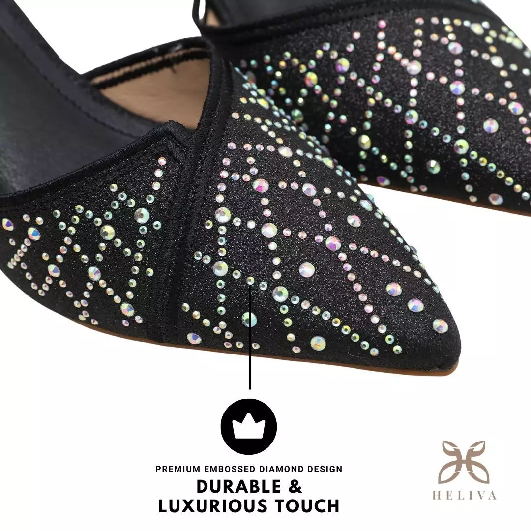 Heliva Sherly Women High Heels Glitter Jewel Accesories