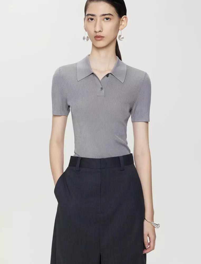 Short sleeves Pullovers Knitted sweaters