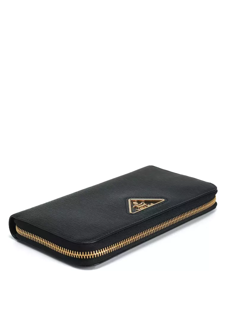 Buy Prada Leather Zip-Around Long Wallet (tr) 2025 Online ZALORA