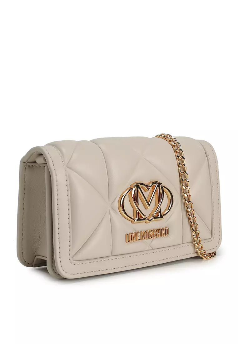 Quilted Embossed Crossbody Bag (nt)