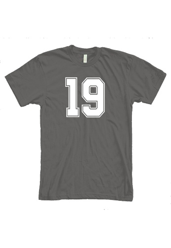 MRL Prints grey Number Shirt 19 T-Shirt Customized Jersey EDDDCAA0956E4AGS_1