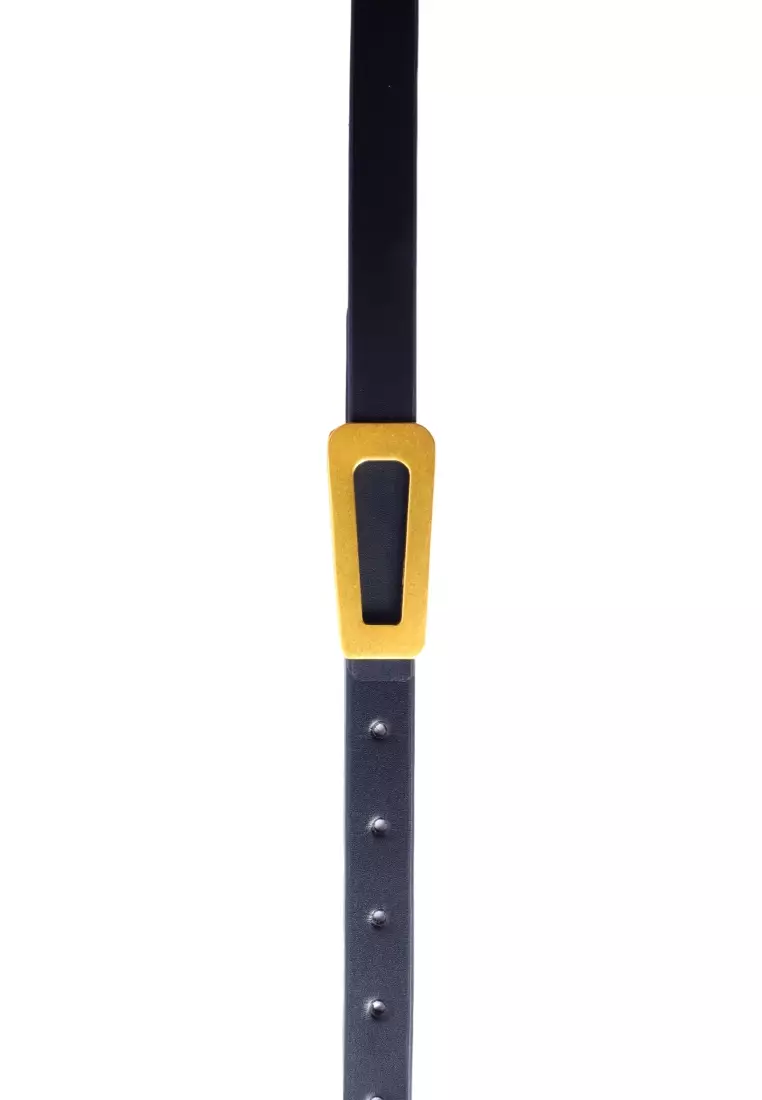 Black Belt Women - Women Leather Designer Belt -Gold Buckle Women belt in Full Grain Leather -Oxhide D12