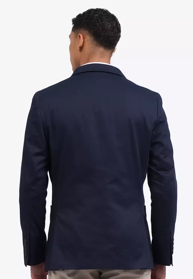 Textured Long Sleeve Blazer