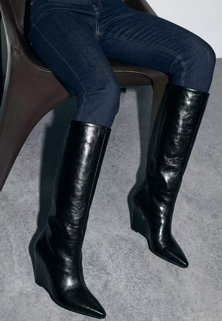 Wedge Heeled Boots