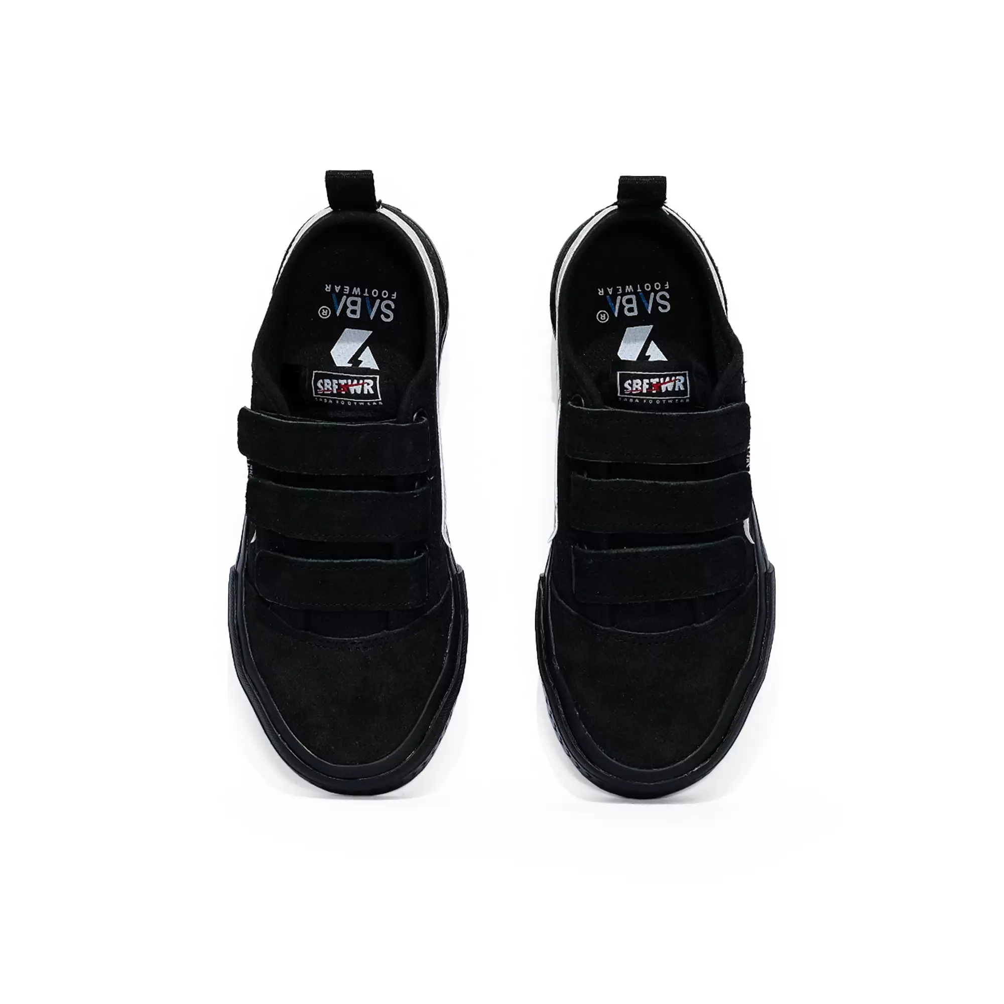 SABA Reno Mono Black - Sepatu Sneakers Casual Pria Wanita