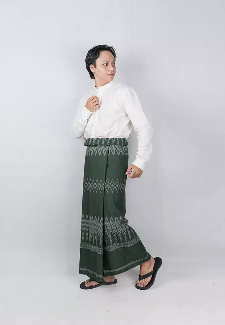 My Aksa Batik Sarung Irshad Green
