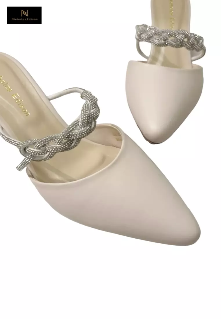 Nicholas Edison Heel Ellen Cream