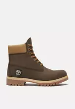 Dark Brown Nubuck W Olive